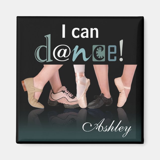 "Dancing Feet" - Choreograf, dansare, instruktör Magnet (Framsidan)