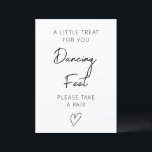 Dancing Feet Sign Template, Bröllop Flinflip flops Inbjudningar<br><div class="desc">Danuta Feet-teckenmall,  Bröllop Flinflip flops-signatur,  enkel Dancing Shoes-signatur,  Modern Minimalist Dance Golv-signatur redigerbar</div>