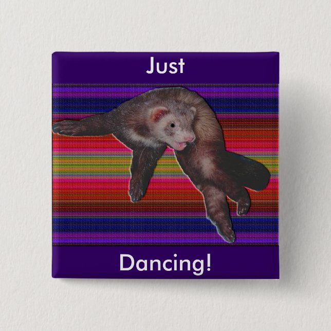 Dancing Ferret Knapp (Framsida)