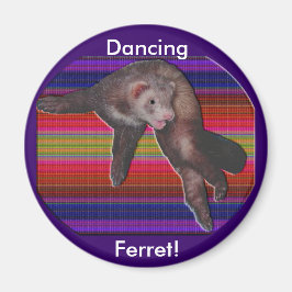 Dancing Ferret Magnet