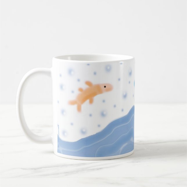 ’DANCING FISH’ KAFFEMUGG (Vänster)