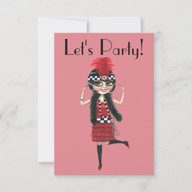 Dancing Flapper Girl Roaring Twenties (Framsida)