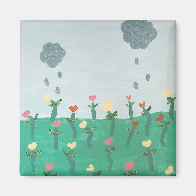 Dancing Flowers Magnet (Framsidan)