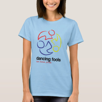Dancing Fools (ringer t-shirt - endast logotyp)