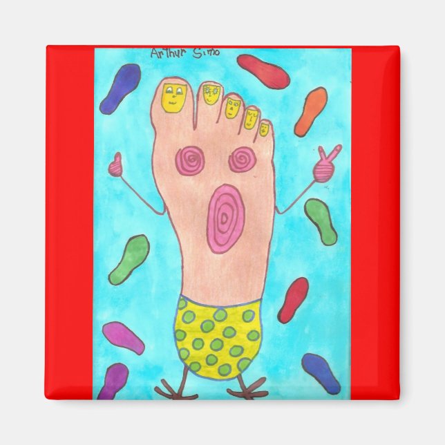 Dancing Foot Magnet (Framsidan)