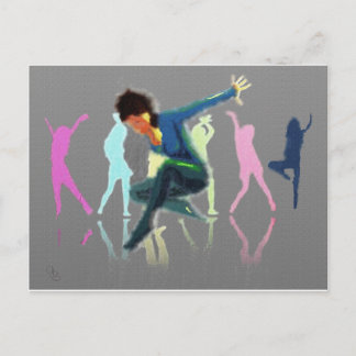 Dancing for Joy Art Vykort