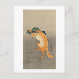 Dancing Fox Vykort