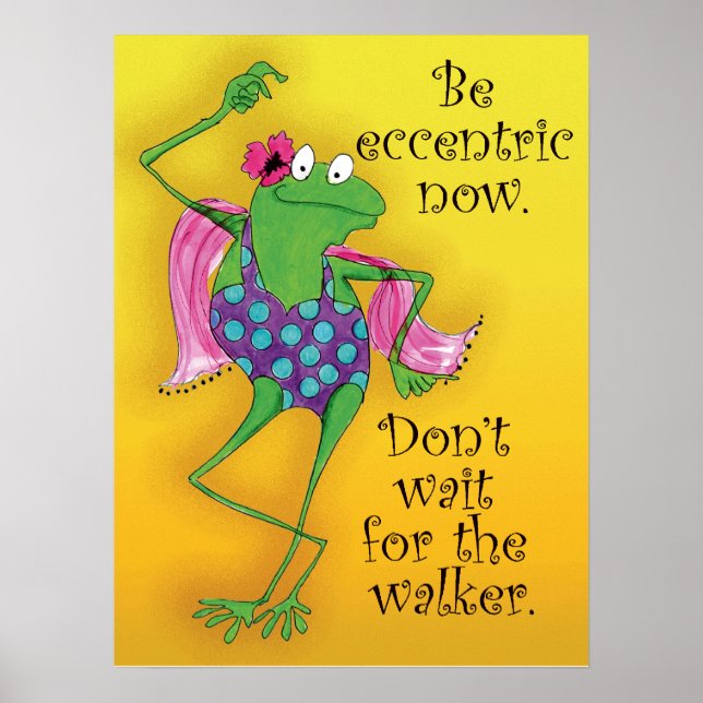 Dancing Frog Inspirational Poster (Framsidan)