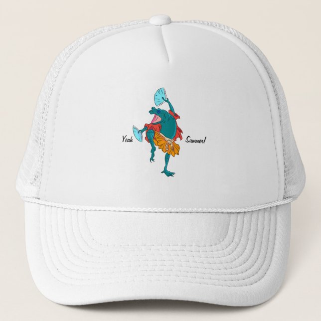 Dancing Frog Summer Hat Keps (Framsida)
