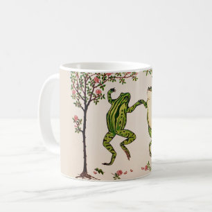 Dancing Frogs Lycklig Mugg