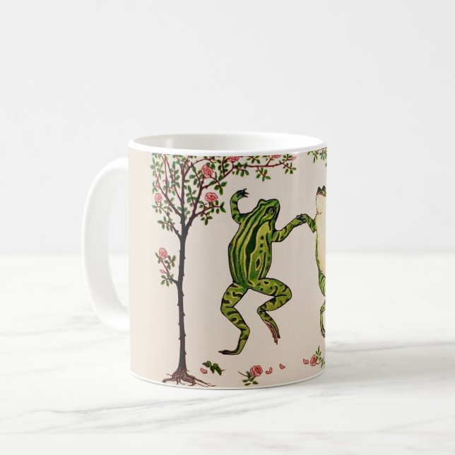 Dancing Frogs Lycklig Mugg (Framsida vänster)