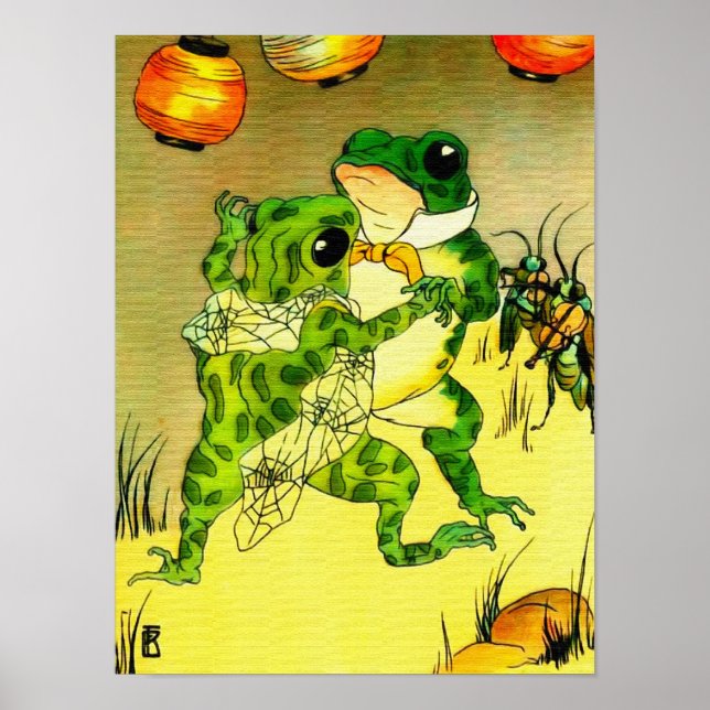 Dancing Frogs Poster (Framsidan)