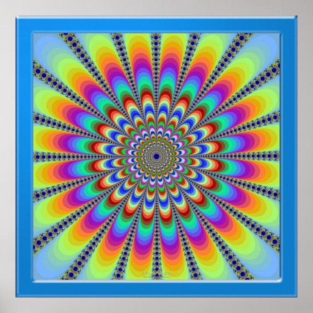 Dancing Fugacious Blommars Poster (Framsidan)