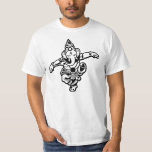 Dancing Ganesha: Art,Vetenskap,intellekt,visdom Tee Shirt