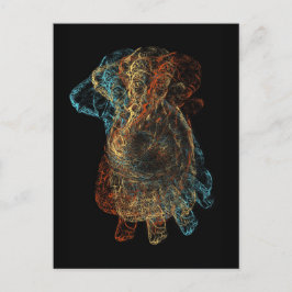 Dancing Ganesha Lycka till vycard Vykort