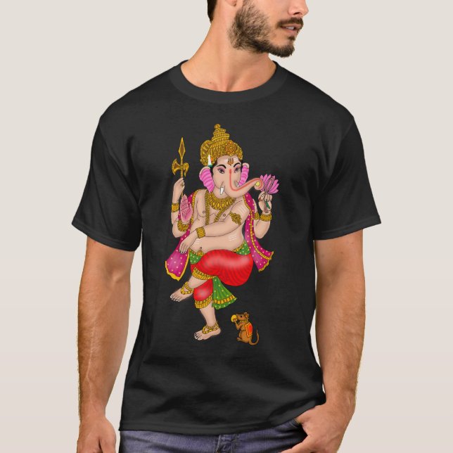 Dancing Ganesha T-Shirt (Framsida)