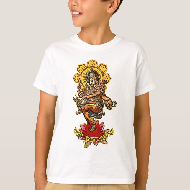 DANCING GANESHA TEE SHIRT (Framsida)