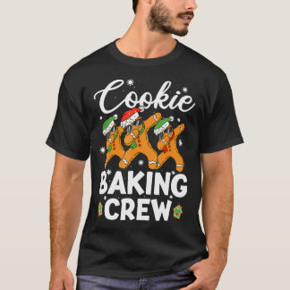 Dancing Gingerbread Man Cookie Baking Crew Christm T Shirt