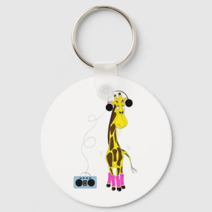 Dancing Giraffe Nyckelring