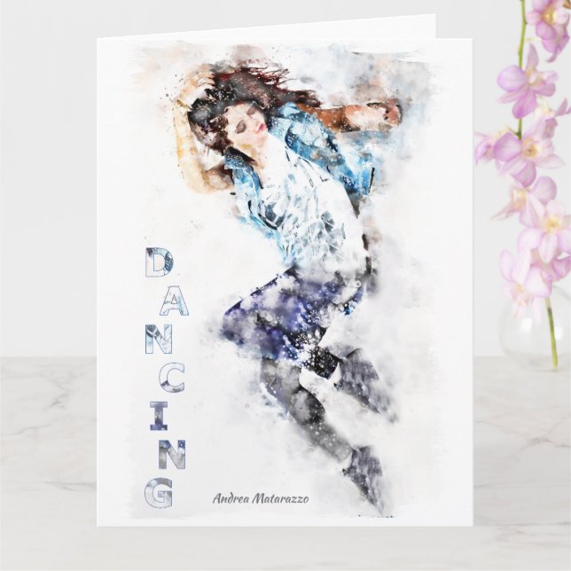 Dancing Girl 2 Kort (Orkide)