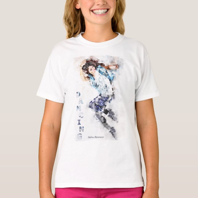 Dancing Girl 2 T Shirt (Framsida)