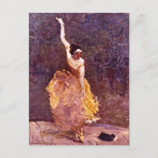 Dancing Girl by Toulouse-Lautrec Vykort