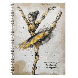 Dancing Girl | Journal Anteckningsbok