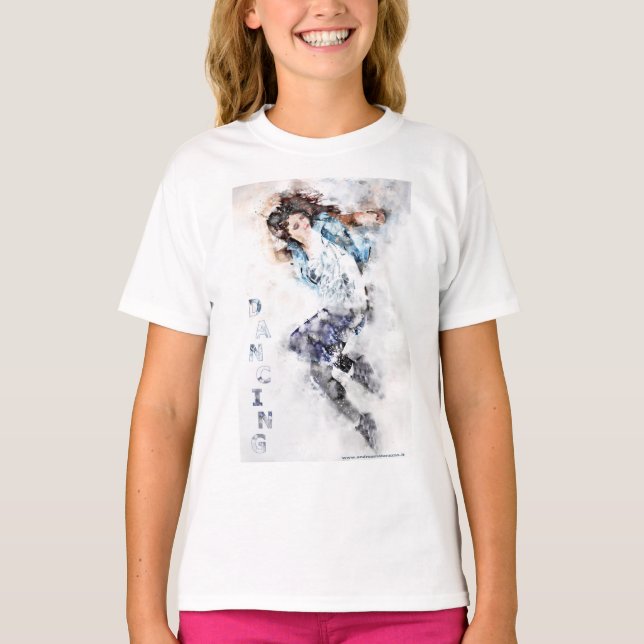 Dancing Girl T Shirt (Framsida)