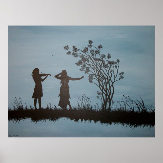 Dancing Girls Poster (Framsidan)