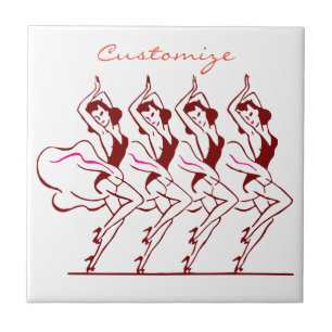 Dancing Girls Thunder_Cove Kakelplatta