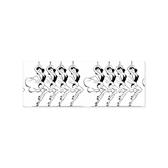 Dancing Girls Thunder_Cove Stämpel (Tryck)
