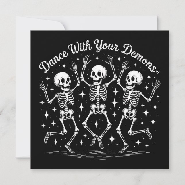 Dancing Halloween Skeletons (Framsida)