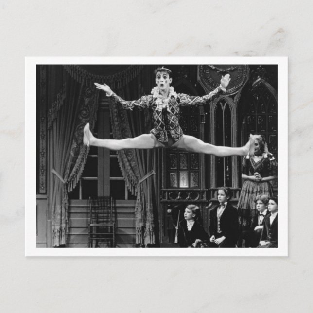 Dancing Harlequin Postcard Vykort (Framsida)