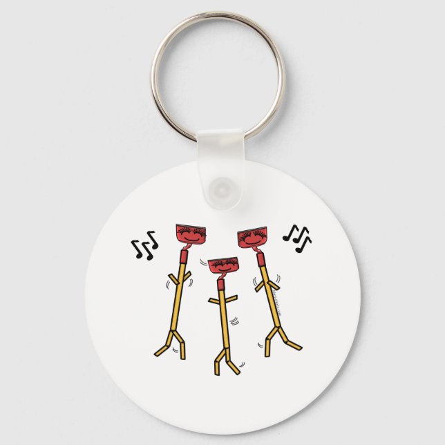 Dancing Hoes Nyckelring (Framsida)