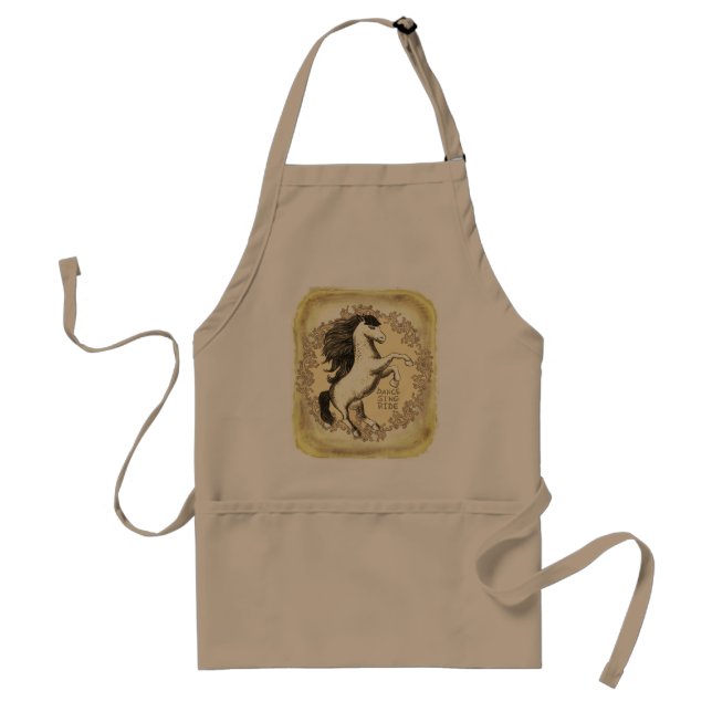 Dancing Horse apron Förkläde (Framsidan)