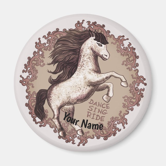 Dancing Horse Magnet (Framsidan)