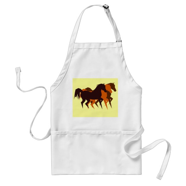 Dancing Horses Apron Förkläde (Framsidan)