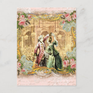 Dancing i Versailles Vykort