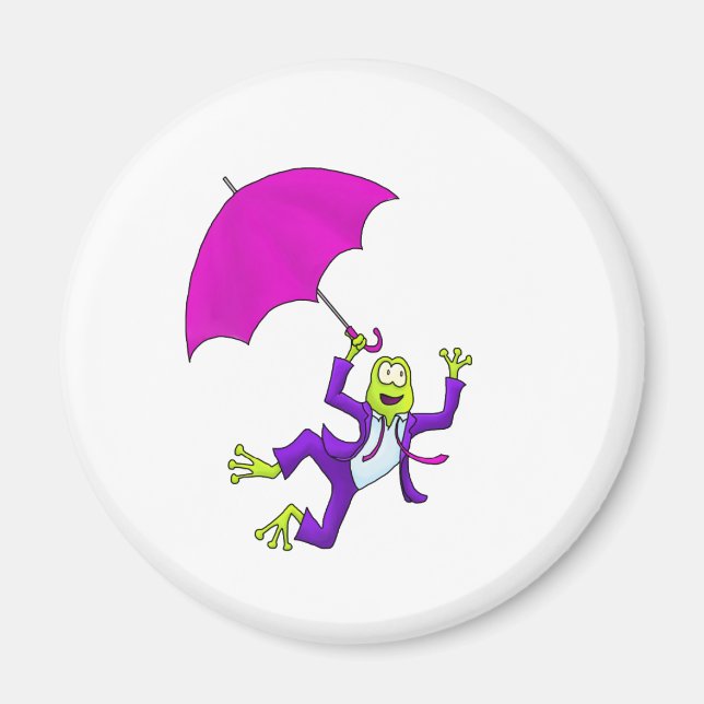 Dancing in Rain Frog Magnet (Framsidan)