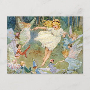 Dancing in the Fairy Ring Vykort
