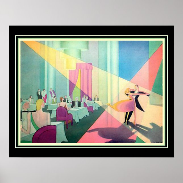 "Dancing in the Spotlight" Deco Skriv ut 16 x 20 Poster (Framsidan)