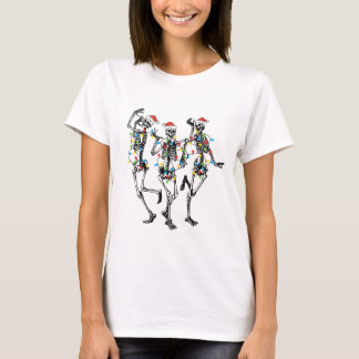 Dancing jul Skeleton T Shirt