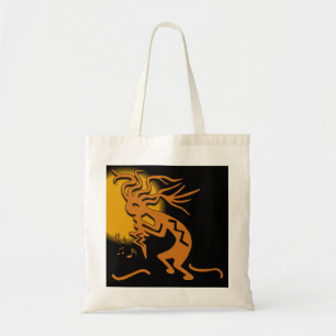 Dancing Kokopelli Musician Merrymaker Tygkasse