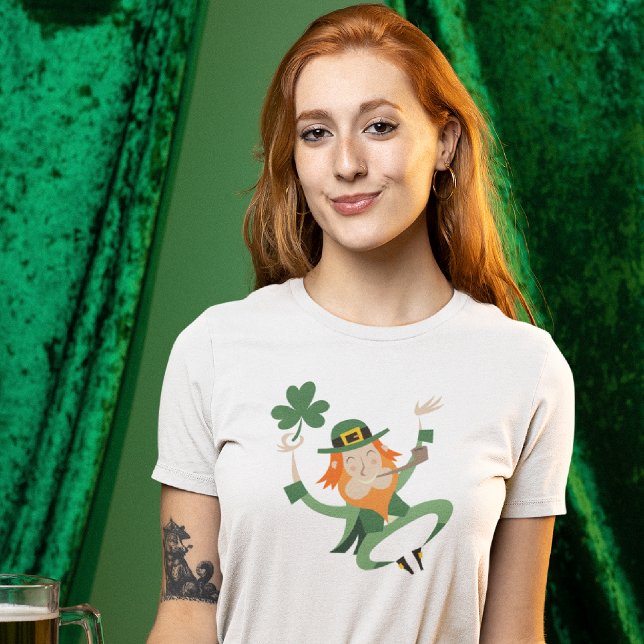 Dancing Leprechaun | Sankt Patrick Day Shirts Tee Shirt (Skapare uppladdad)