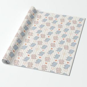 Dancing Little Baby Elephants Presentpapper