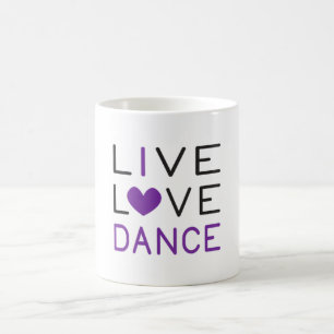 Dancing Live Kärlek Dance Queen Dancer Gift Idea Kaffemugg