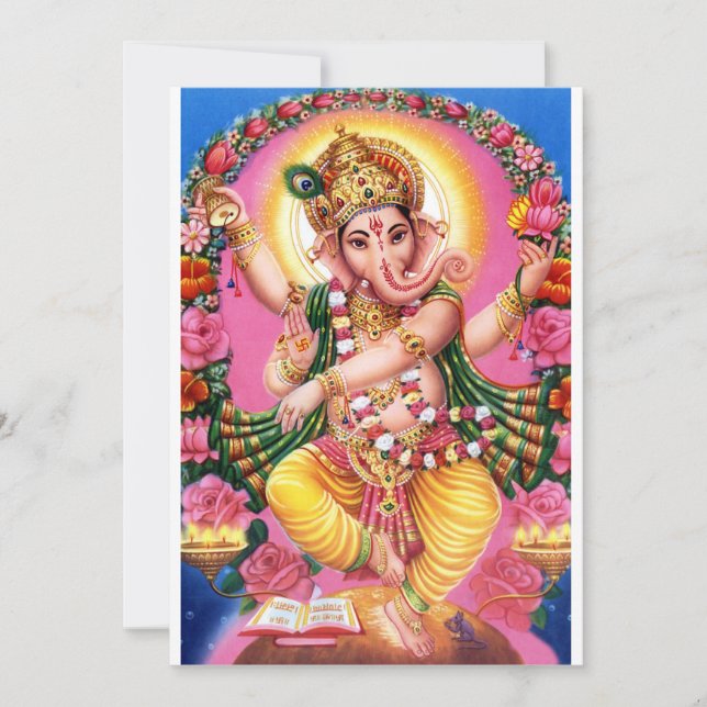 Dancing Lord Ganesha (Framsida)
