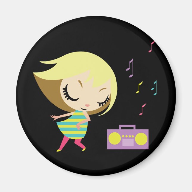 Dancing Maddie Magnet (Framsidan)