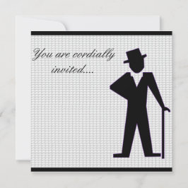 Dancing Man Inbjudningar