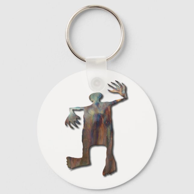 Dancing Man koppar Nyckelring (Framsida)